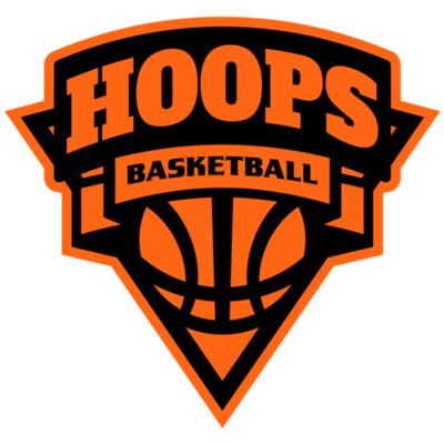 Hoops Basketball logo template 02 Miniatura