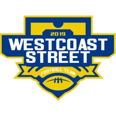 West Coast Street Football League logo template Miniatura