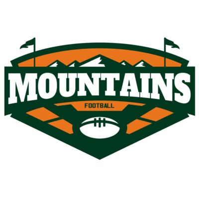 Mountains Football logo template 02 Miniatura