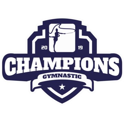 Champions Gymnastic logo template 02 Miniatura